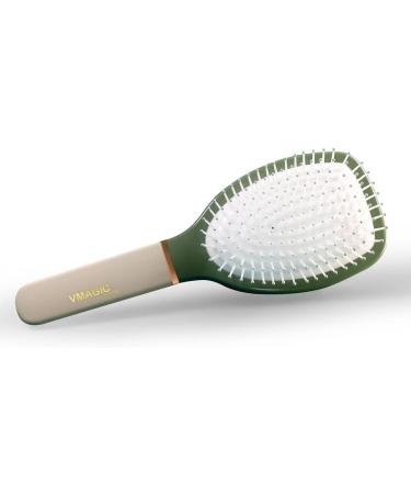 Paddle Hair Brush Glide Thru Detangling Detangler Brush for Natural Curly Straight Wet or Dry Hair HairBrush for Adults & Kids Hair (GREEN) P-Green - Buy Online on GoSupps.com