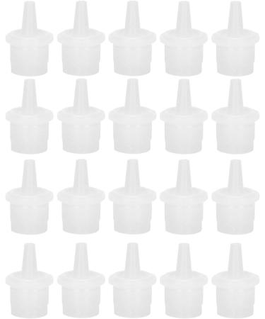 Dioche 20Pcs Eyelash Glue Replacement Eyelash Glue Bottle Nozzle Caps Universal Glue Bottle Mouth False Eyelash Grafting Adhesive Adhesive Bottle Plug - Buy Online on GoSupps.com