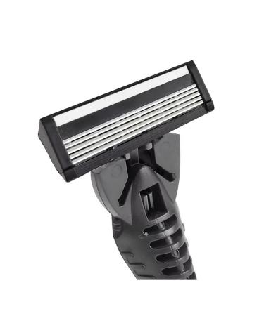 Buy Men's 5 Blade Shaving Razors - Black (6 Cartridges + 1 Handle) | Ultimate Shaving Experience Fast International Shipping - Buy Online on GoSupps.com