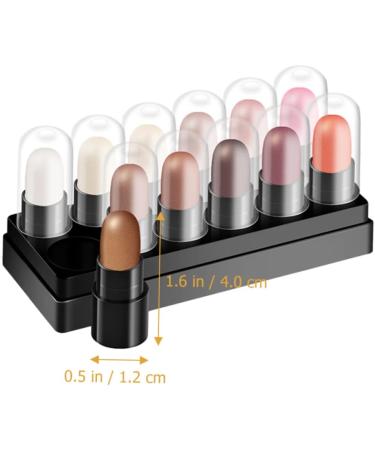 BELLIFFY 12pcs 12 Shadow Box Highlight Kit Eyeshadow Stick Pen Glitter Colored Pencils Plastic - Buy Online on GoSupps.com