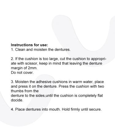 Zorvo Secure Denture Adhesive Seals | Zinc-Free Cushion Pads for All-Day Hold | 120pcs (Lower) - Buy Online on GoSupps.com