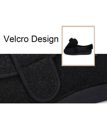 Yytcsjz Adjustable Extra Wide Diabetic Edema Boots Slippers for Men | Size 12 | Ideal for Swollen Feet, Arthritis, Fasciitis - Buy Online on GoSupps.com