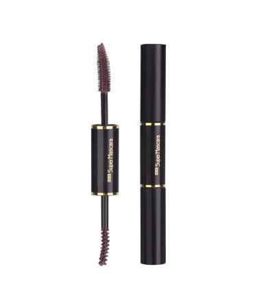 Lengthening Mascara Waterproof Double Sided Eyelash Mascara for Women Eyelash Makeup Tool Long Lasting for Party Vacation Travel School Business