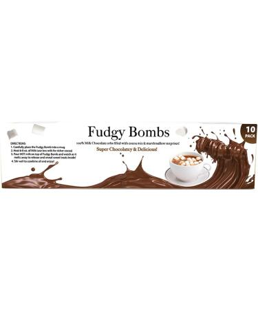 Doohickey Fudgy Bombs Hot Chocolate Bombs Filled with Cocoa Mix and Marshmallows Hot Cocoa Bombs Easy to Make Super Chocolatey and Delicious Taste (10 Pack) - Buy Online on GoSupps.com