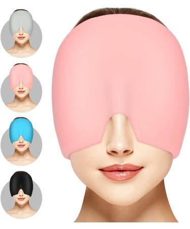ACWOO Migraine Relief Cap - Reusable Cold Hot Therapy Head Wrap for Chronic Migraine and Headache Relief - Single-Sided Gel Ice Hot Cap for Tension Headache, Sinus, Stress, Puffy Eyes (Pink) - Buy Online on GoSupps.com