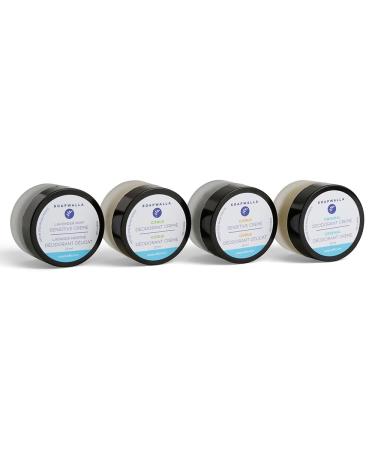 Organic Vegan Sensitive Skin Travel-Size Deodorant Cream - Citrus Baking Soda Free - 1 Count - Eco-Friendly & Cruelty-Free - Buy Online on GoSupps.com