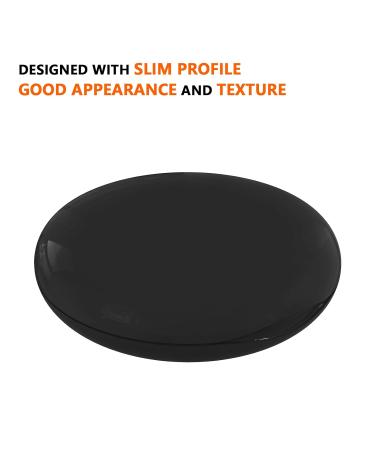 Solid Black Orthodontic Retainer Case | Durable Retainer Storage - Buy Online on GoSupps.com