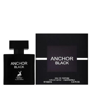 Maison Alhambra Anchor Black Eau de Parfum Spray for Men 3.4 Ounce - Buy Online on GoSupps.com