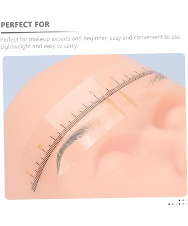 GLEAVI 10pcs Tools Eyebrow Ruler Tool Eyebrow Template Measuring Ruler Mold Eyebrow Trimming Guide Ruler - Buy Online on GoSupps.com