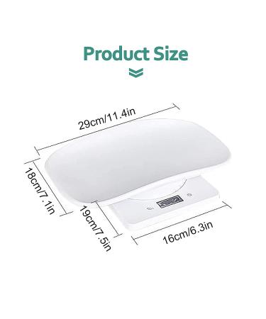 Mini Digital Pet Scale - LCD Electronic Scale for Small Dogs, Cats & Pet Food Measurement - Buy Online on GoSupps.com