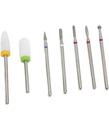 Nail Grinding Bit 7-piece Nail Drill Bit Nail Polish Removal Nail Sanding Bit Nail Polish Removal Drill Gel Removal Drill Ceramic Tungsten Steel Set Salon Nail Grinder - Buy Online on GoSupps.com