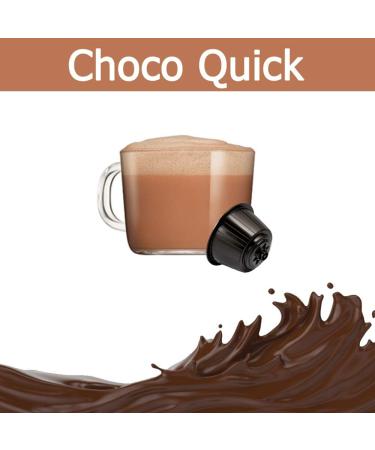 KICKKICK 16 Capsules Choco Quick Soluble Nesquik Flavor - Compatible with Nescaf Dolce Gusto - Nesquik Flavor - Milk and Chocolate - Buy Online on GoSupps.com