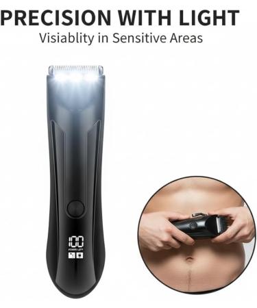 Tondeuse corps homme 100% tanche body groomer men zones intimes et torse rasoir lectrique corps et rasoir intime sans douleur usage sous la douche avec longue autonomie - Buy Online on GoSupps.com