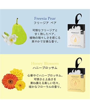 Spongelle Flower Boxed Bath Mitts Scented with French Lavender - 14+ Uses - Buy Online on GoSupps.com