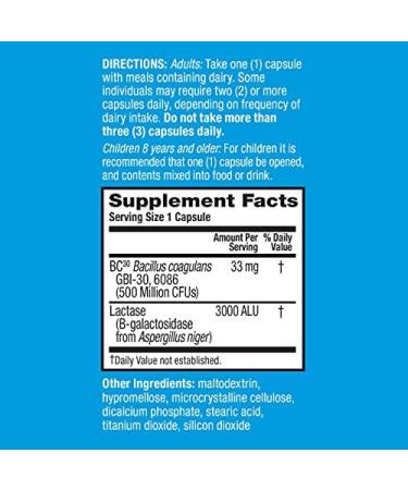 Digestive Advantage Lactose Defense Capsules (32 Count) - Supports Digestive & Immune Health - Pack of 11 - Buy Online on GoSupps.com