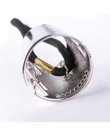 2 Pieces Metal Hair Cuff & Ponytail Holder - Punk Elastic Hair Bands for Thick Hair | Gold & Silver Hair Tie Accessories - Buy Online on GoSupps.com