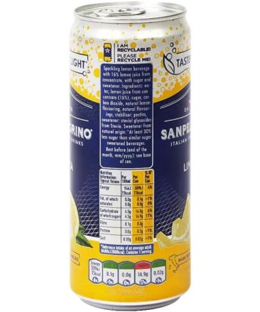  Nestl Sanpellegrino Limonata Disposable Bags 24 x 330 ml Pack of 24 - Buy Online on GoSupps.com
