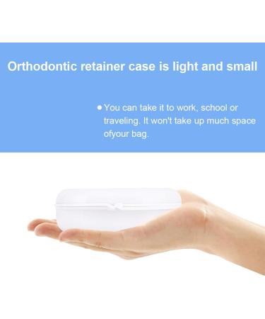 ZCSOWE 1pc White Breathable Plastic Braces Storage Box - International Shipping Available - Buy Online on GoSupps.com