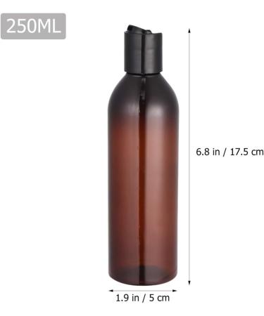 Lurrose 6-Pack Refillable Travel Bottle Set | 250ml Empty Plastic Cosmetic Bottles for Cream Lotion & Soap - Ideal for International Shipping - Buy Online on GoSupps.com
