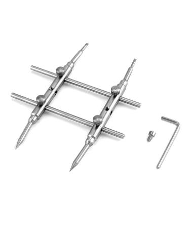 QWORK Lens Wrench, Double Head Arc, Curve Spanner, Professional Camera Lens Spanner Wrench Repairing Opening Tool for Most DSLR Cameras