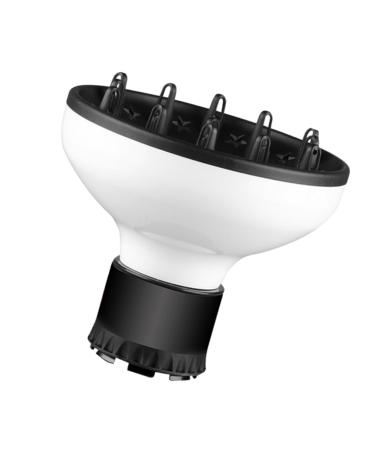 Electric Blower Blow Dryer Concentrator Blow Dryer for Curly Hair Hairdressing Tool Hair Salon Tool Blower Hood Diffuser Hair Dryer Nozzle White Wind Cover Universal