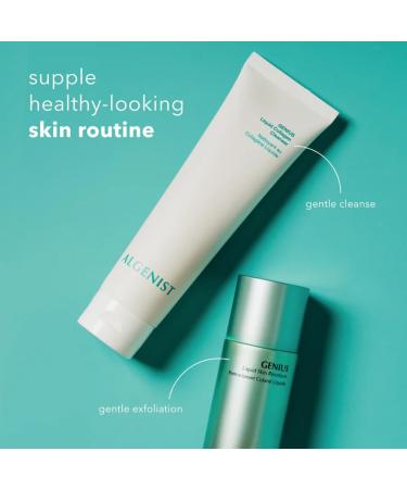 Algenist GENIUS Liquid Collagen Foaming Facial Cleanser - Travel Size Hydrating Face Wash & Makeup Remover with Alguronic Acid and Microalgae Oil to Nourish & Restore Skin's Radiance (1.5 oz, 2 count) 2 Count (Pack of 1) - Buy Online on GoSupps.com