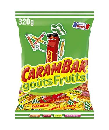 Carambar Fruit 320 g (Pack of 4)