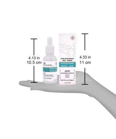 Pure Hyaluronic Acid Serum - Brightening & Moisturizing for Face | Reduce Dry Skin Wrinkles Dark Spots - Aloe Vera Extract - 1oz - Sensitive Skin Safe - Buy Online on GoSupps.com