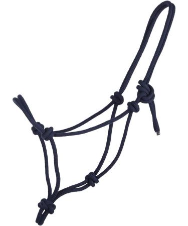 Netproshop Knothaler Horse Halter - Bordeaux Blue Green | Sizes Mini Shetty to XL Full | Dark Blue Color - Buy Online on GoSupps.com