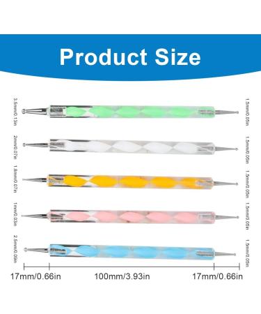 XKSOC Dotting Pen Set for Nail Art - Premium Marbleizing & Design Tools for Perfect Nail Art & Stones - Buy Online on GoSupps.com