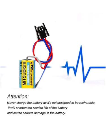 Pack of 6 ER17330V 3.6V Li-ion Batteries for FANUC CNC System | A6BAT PLC Power Supply - Buy Online on GoSupps.com