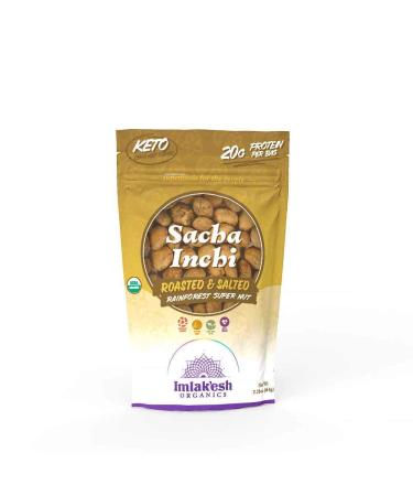 Imlak'esh Organics, Sacha Inchi Nuts (2.25oz Pouch), Protein Super-Nuts  0 Net Carbs | Keto | Paleo | Organic | Regenerative | Protein | Gluten-Free | Non-GMO 2.25 Ounce (Pack of 1)