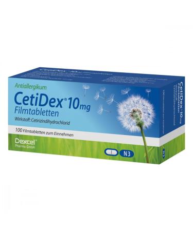 CetiDex 10 mg film-coated tablets 100 tablets