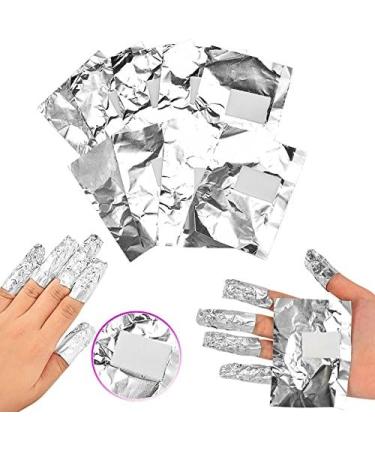  SagaSave 50 / 100 Pieces Aluminum Nail Polish Remover Pads for Easy Removal of Nail Polish - Buy Online on GoSupps.com