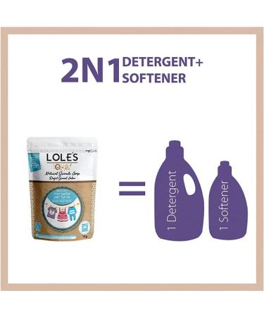 LOLE'S Natural Granule Soap for Laundry - Savon Marseille Laundry Powder - Eco-Friendly Plant Based Detergent - Buy Online on GoSupps.com