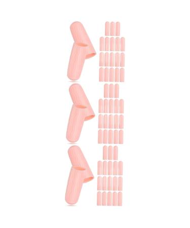 Gatuida 30 Pairs Finger Protection Gel Finger Finger Skin Glue for Wounds Finger Finger Cover Thumb Finger Tubes Finger Protector Toe Cover Sebs Miss Soft