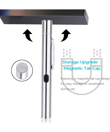 LEAGY 2 Pack Pen Torch 365nm UV Light Penlight USB Rechargeable Torch Black Light Flashlight for Detecting Mold Fungus Fluorescent Stains and Pet Urine etc - Buy Online on GoSupps.com
