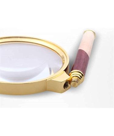 Spacmirrors Magnifying Glass Hd Lens Identification Cylinder Identification Watches DIY Crafts Carving 6X Handheld Magnifying Glass Wood Handle for Scale Measurement Magnifier - Buy Online on GoSupps.com