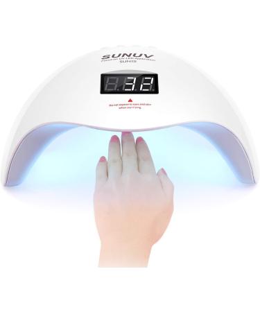 SUNUV UV LED Nail Lamp - Gel Nail Polish Dryer with Auto Sensor, Timer Setting, Display Screen - SUN15 Gift for Girls & Women - Buy Online on GoSupps.com
