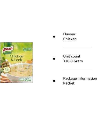 Knorr Soup Chicken & Leek 1.5 Pint Serving - 12 Pack Bundle - Buy Online on GoSupps.com