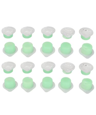 Tooth Polishing Cream 20 Pack Safe Enhanced Protection Tooth Polishing Whitening Cream for Oral Care (Green)