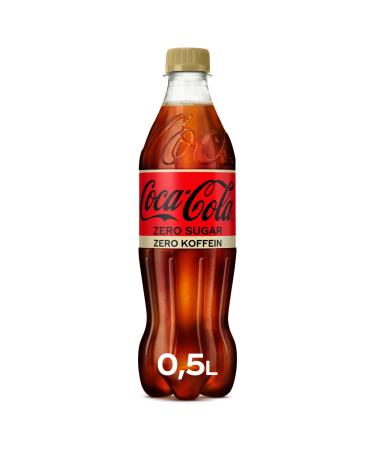 Coca-Cola Zero Sugar Caffeine-Free - 12x500ml Sparkling Soft Drink | No Sugar No Calories Original Taste - Buy Online on GoSupps.com