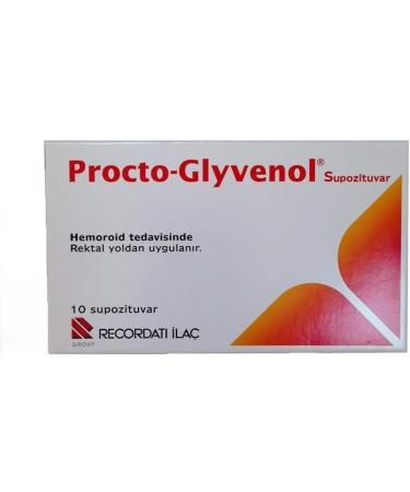 Procto Glyvenol 10 Suppositories for Hemorrhoid - Buy Online on GoSupps.com