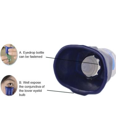 Eyedrop Aid Reusable Eyedrop Guide Tool Easy Sanitary with One Hand for Most People for Any Ages for Any Places for Home - Buy Online on GoSupps.com