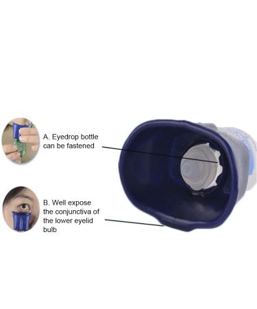 Eyedrop Portable Eyedrop Applicator | Accurate Eye Drops Every Time | Home Care Accessory & Aid Tool for Easy Use - Buy Online on GoSupps.com