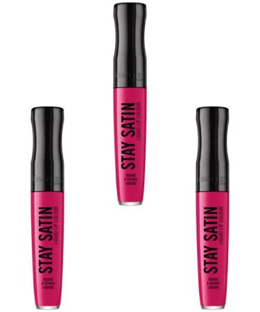 Rimmel Rimmel Stay Matte Liquid Waterproof Lipstick 400 Obsession Pack of 3