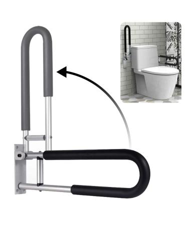 Botabay Handicap Grab Bars Rails 23.6 Inch Toilet Handrails Bathroom Safety Bar Hand Support Rail Handicapped Handrail Accessories for Seniors Elderly Disabled Mounted Bath Grips Aluminum