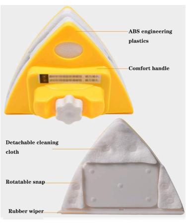 Household Cleaner Double-Side Magnetic Glass Cleaner Wiper Cleaning Cotton for Window Suitable for Home Office Car Glass 4-30 mm - Buy Online on GoSupps.com