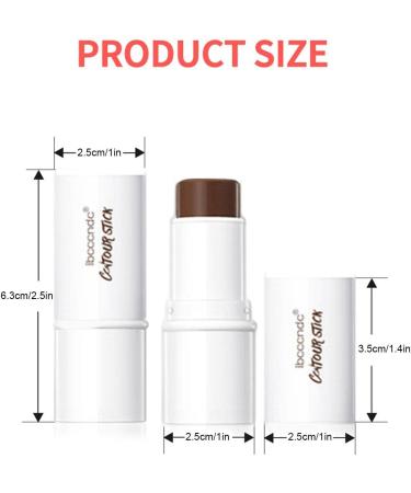 Multifunctional Makeup Stick 3D Highlighter Blush and Rouge Lip Stick Waterproof Highlighter Blush Stick Cream Texture Anti-Sweat Makeup Stick for Cheeks Lips and Eyes Contouring Stick (No. 02) - Buy Online on GoSupps.com