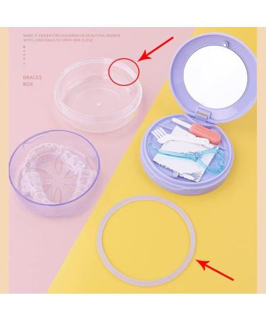 Buy Verdant Touch Retainer Storage Container - Cartoon Portable Leakproof 3 Layers in Blue | International Shipping Available - Buy Online on GoSupps.com